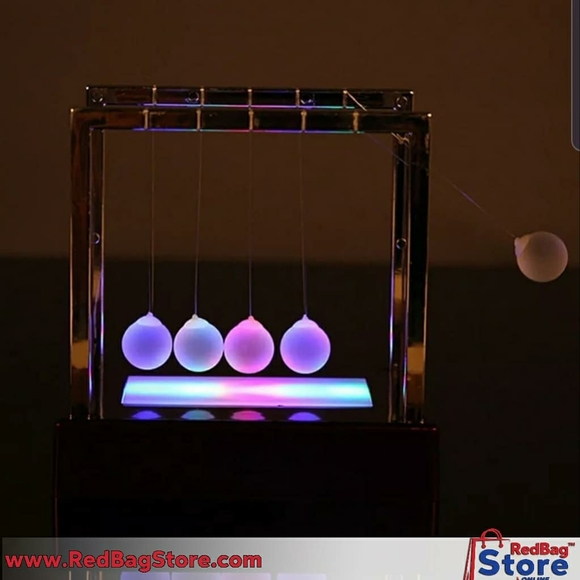Education Newtons Cradle Led Light Up Kinetic - Picture 2 of 3